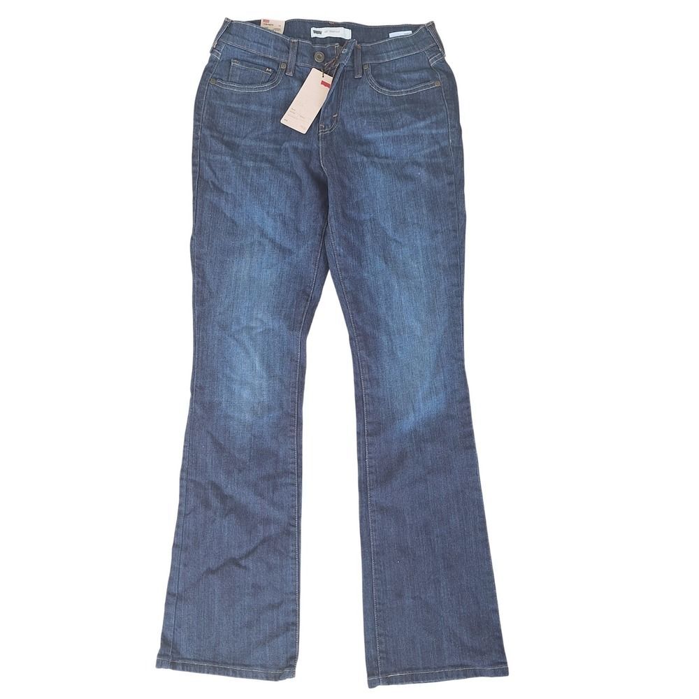 Levis 515 Bootcut Jeans Womens Size 13 Dark Wash Denim Mid Rise NEW